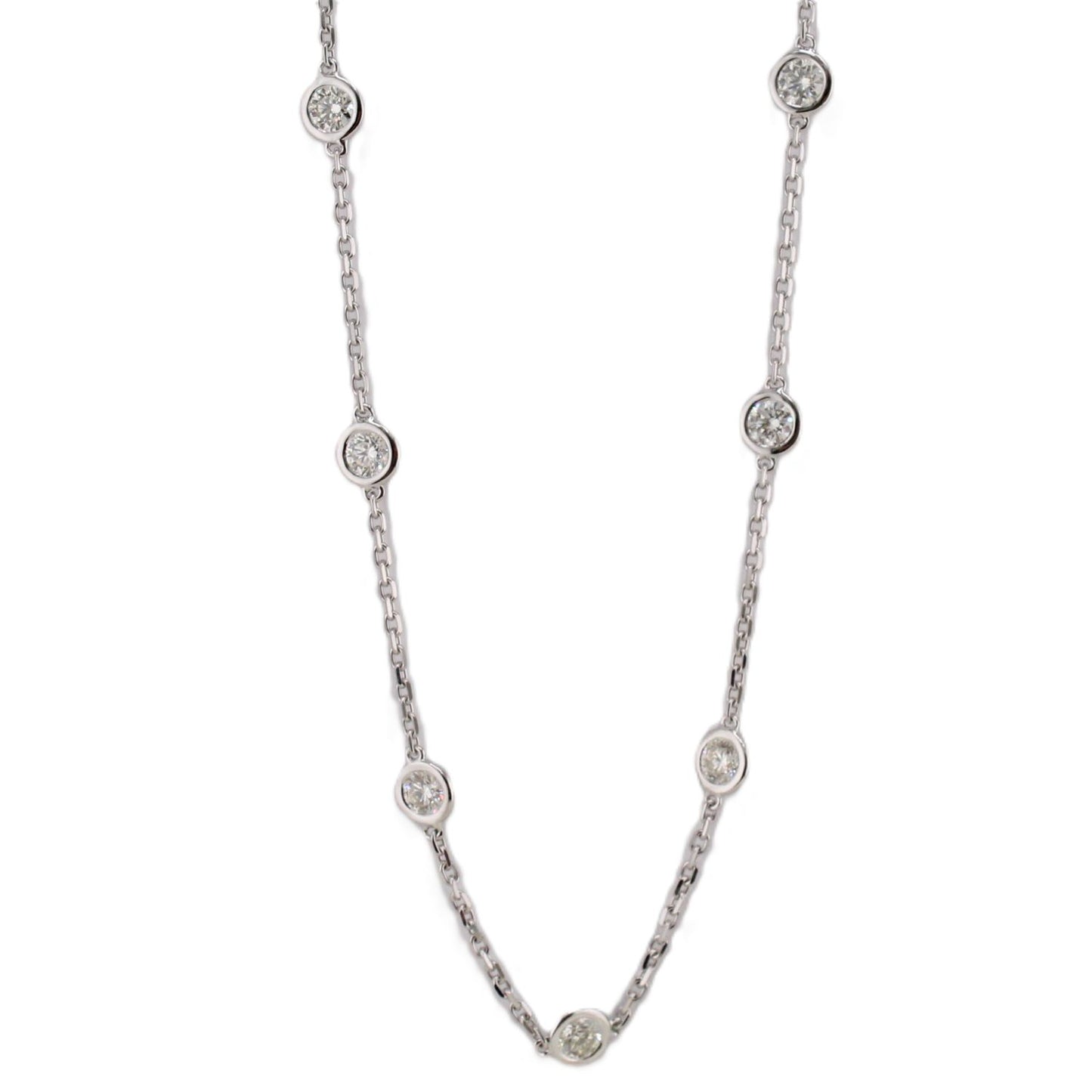 Diamonds-by-the-Yard Station Necklace