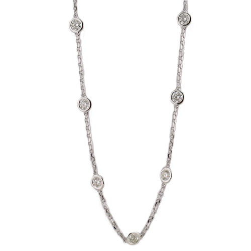 Diamonds-by-the-Yard Station Necklace