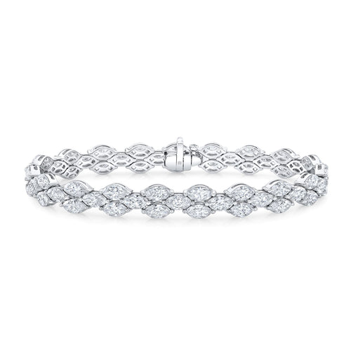 Marquise Cut Diamond Bracelet