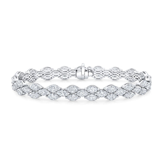 Marquise Cut Diamond Bracelet