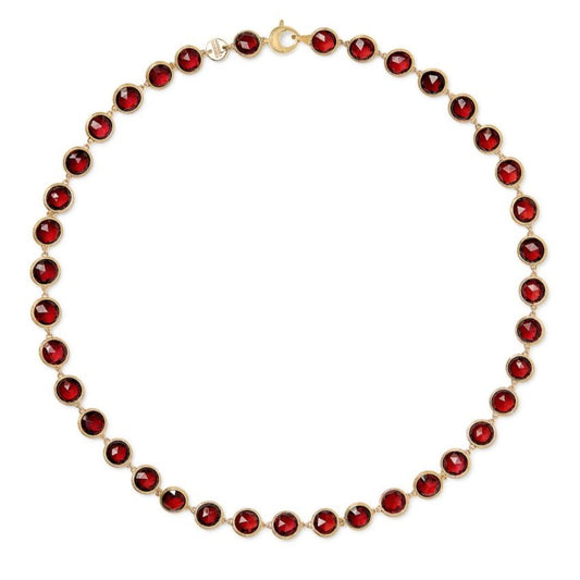 Jaipur Color Collection Garnet Necklace