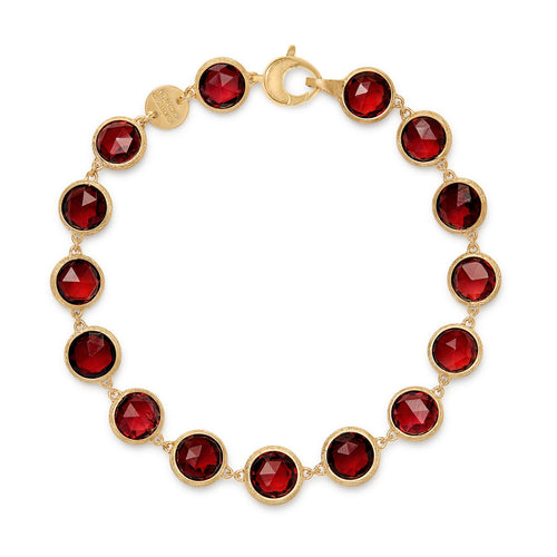 Jaipur Color Collection Garnet Bracelet