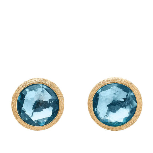 Jaipur Color Blue Topaz Earrings