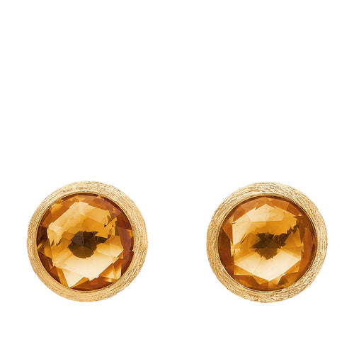 Jaipur Color Yellow Quartz Earrings