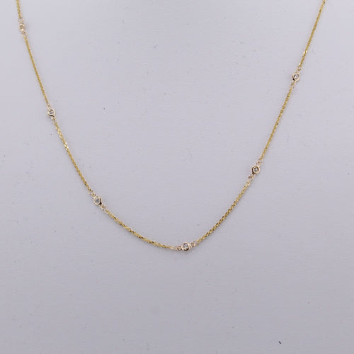 Diamonds-By-The-Yard 12 Station Necklace