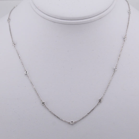 Diamonds-By-The-Yard 12 Station Necklace
