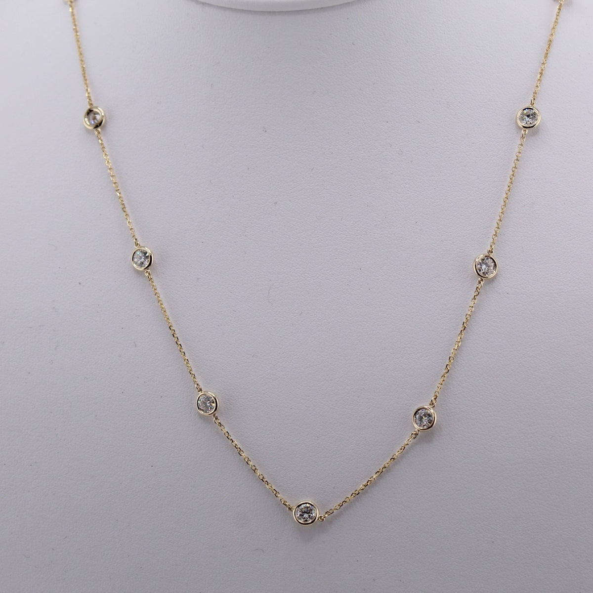 Diamonds-By-The-Yard 12 Station Necklace