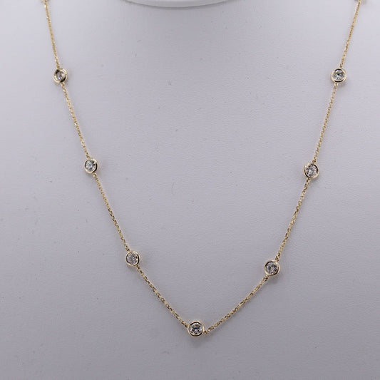 Diamonds-By-The-Yard 12 Station Necklace