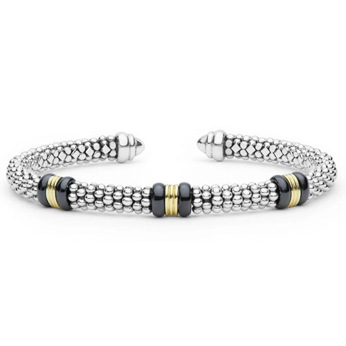 Black Caviar 3 Station Versa Torque Bracelet