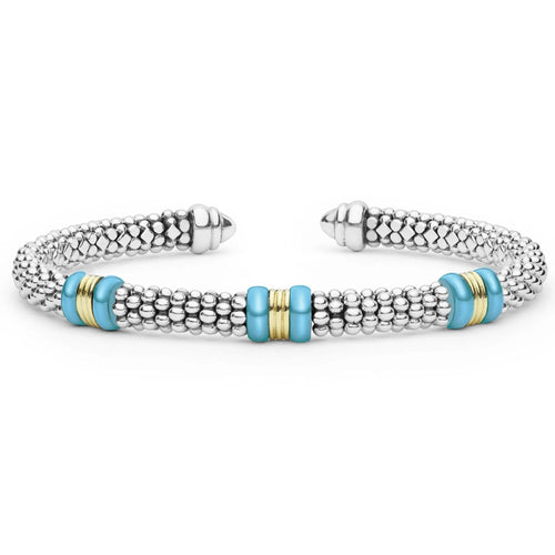 Blue Caviar 3-Station Torque Bracelet