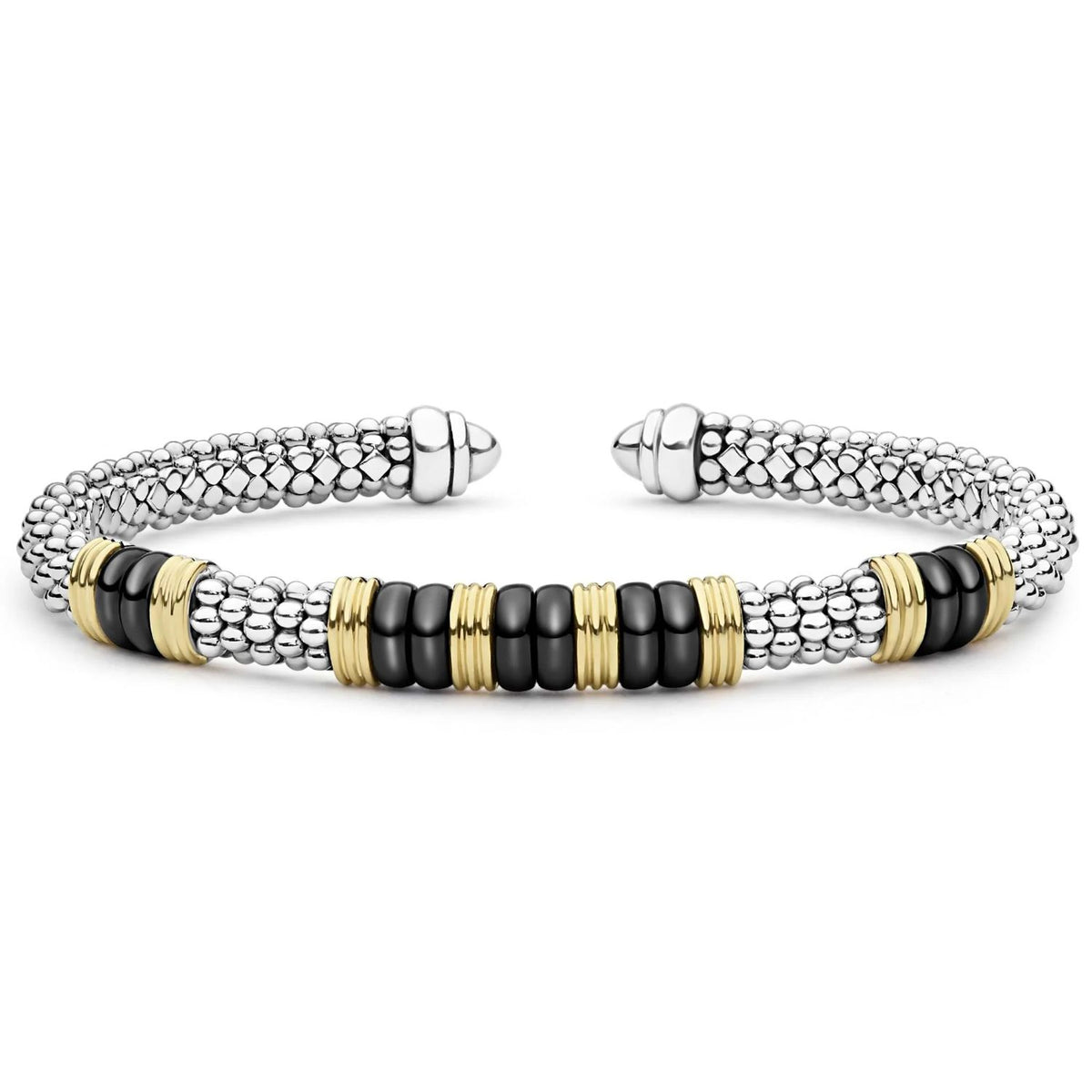 Black Caviar Versa Torque Bracelet