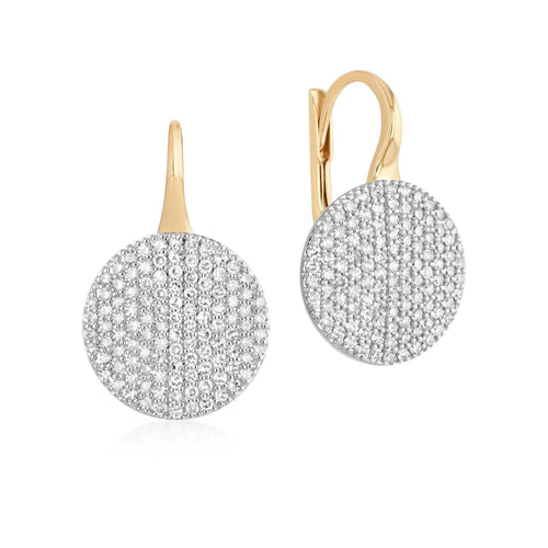 Graduated Wire Large Infinity Leverback Earrings