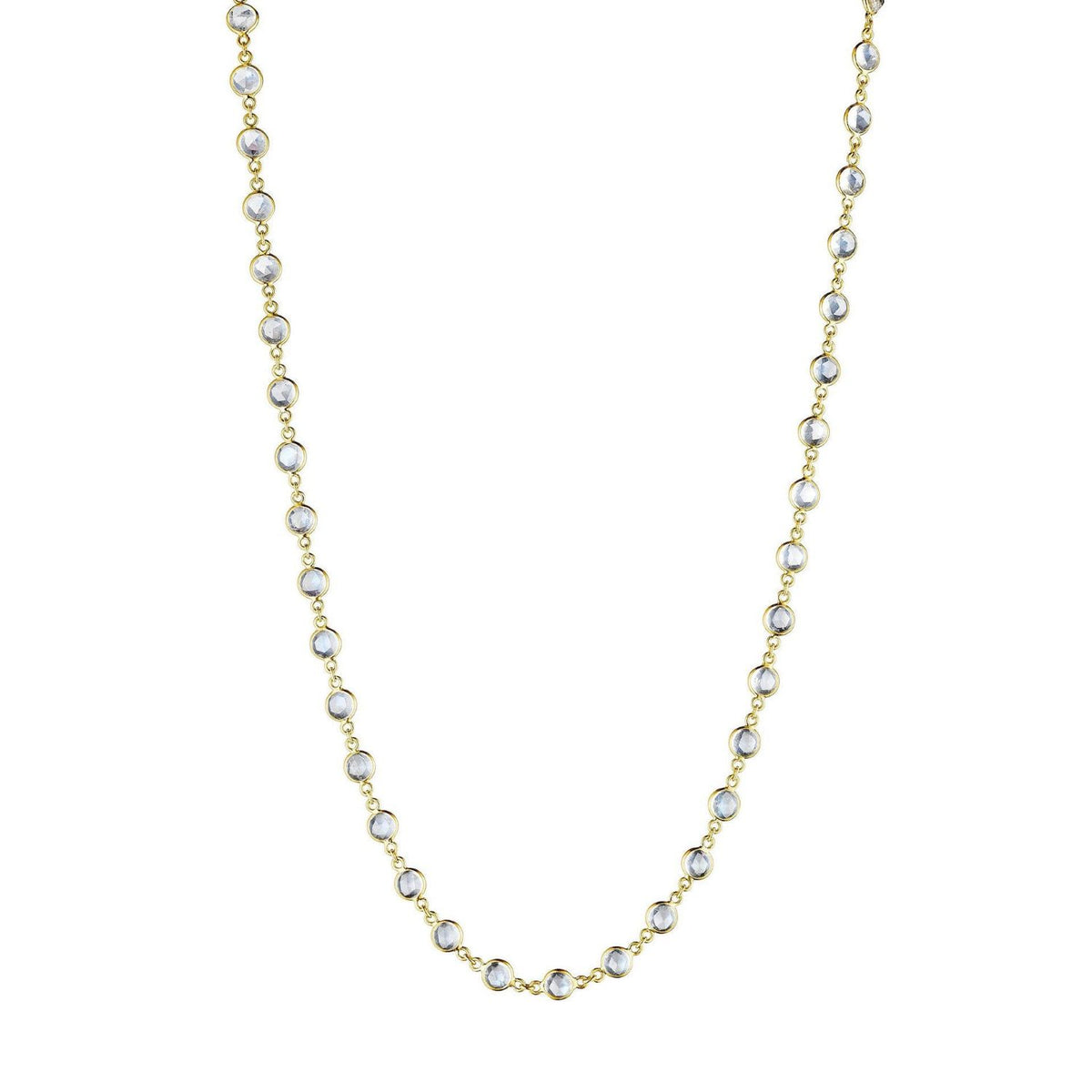 Moonstone Chain Necklace
