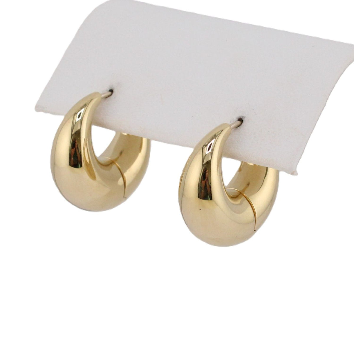 Italian Made Chunky Hoop Earrings