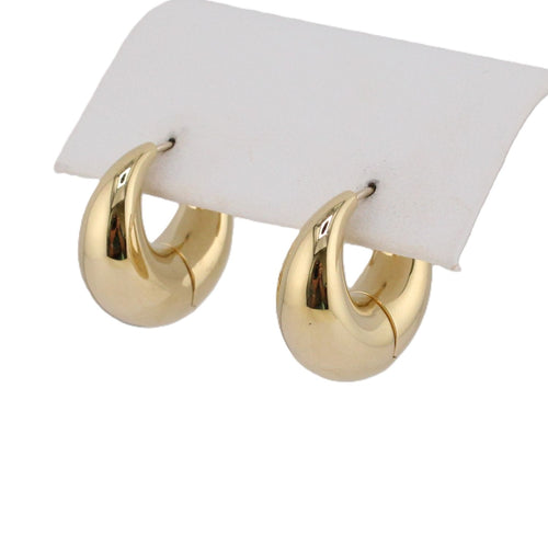 Italian Made Chunky Hoop Earrings