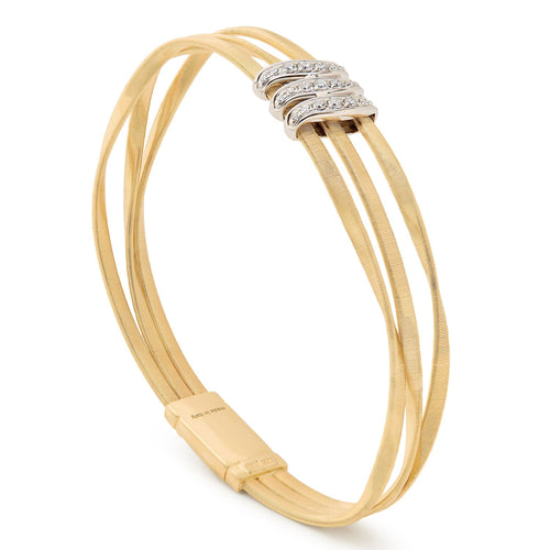 Marrakech Collection Diamond Triple Bangle Bracelet