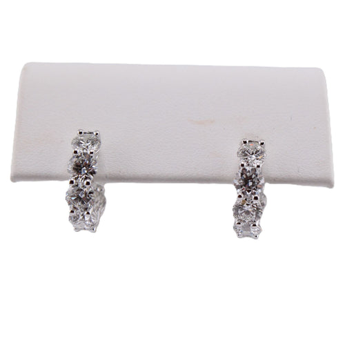 Diamond Inside Out Hoop Earrings