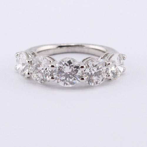 GIA Certified Five Diamond Band