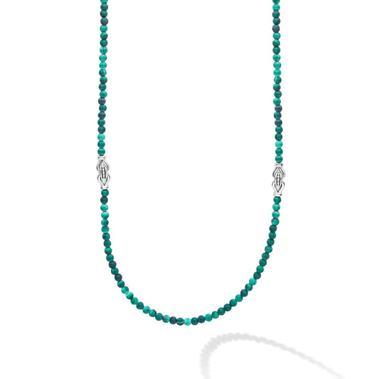 Signature Caviar Collection Malachite Necklace