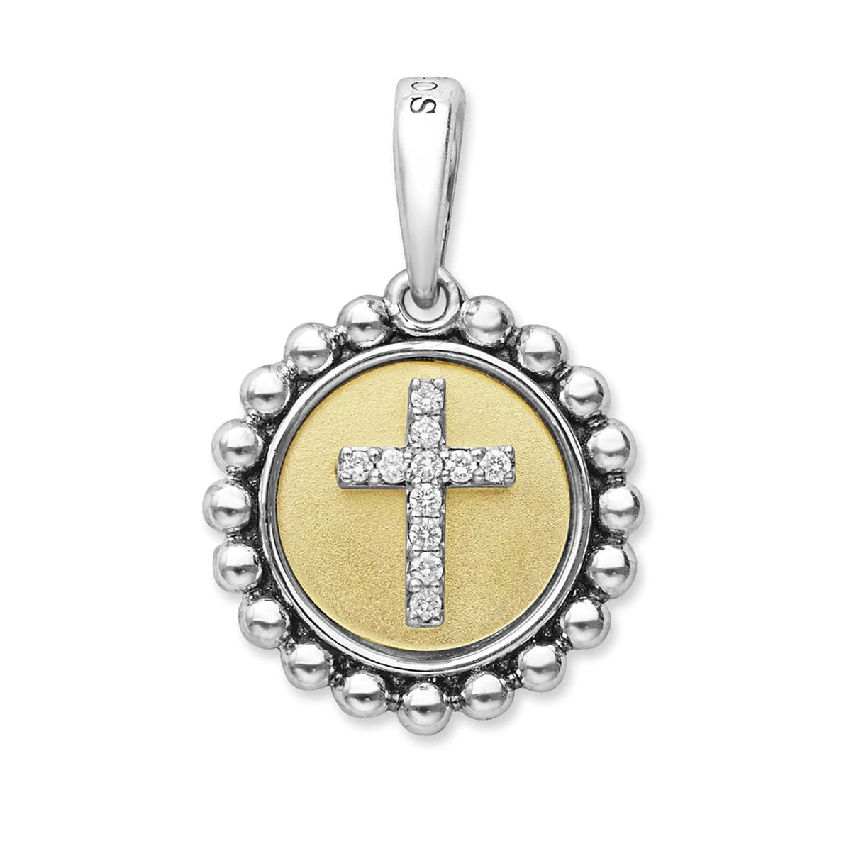 Signature Caviar Collection Cross Charm