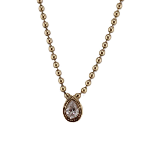 Pear Cut Diamond Pendant