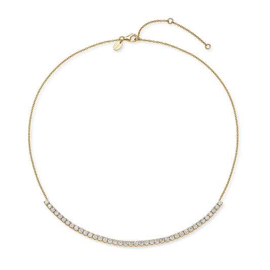 Essentials Collection 1/4 Diamond Line Necklace