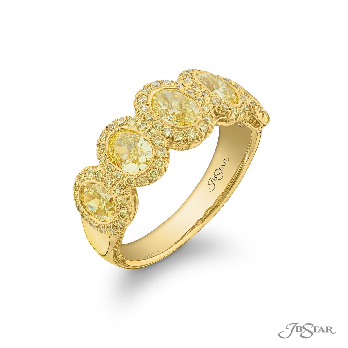 Fancy Yellow Diamond Band