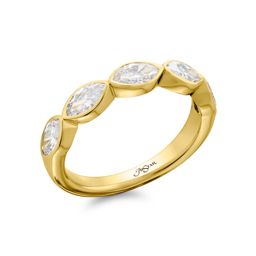 Marquise Cut Diamond Band