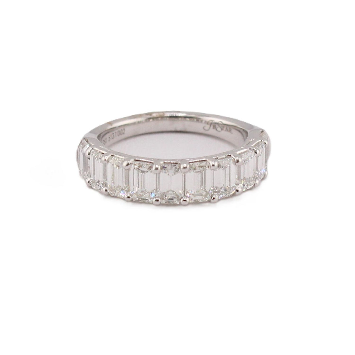Emerald Cut Diamond Band
