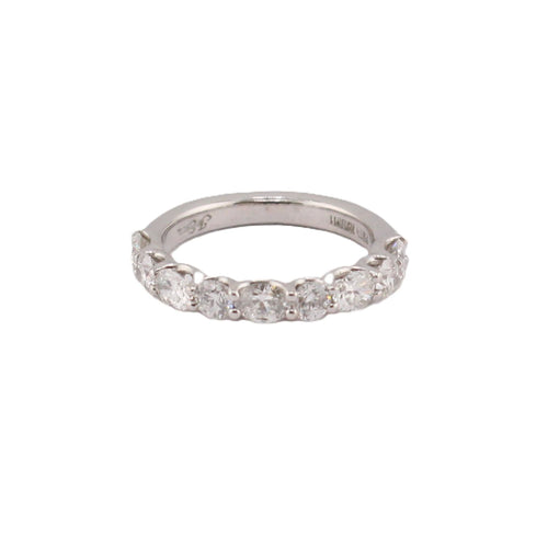 Oval Cut & Round Diamond Band