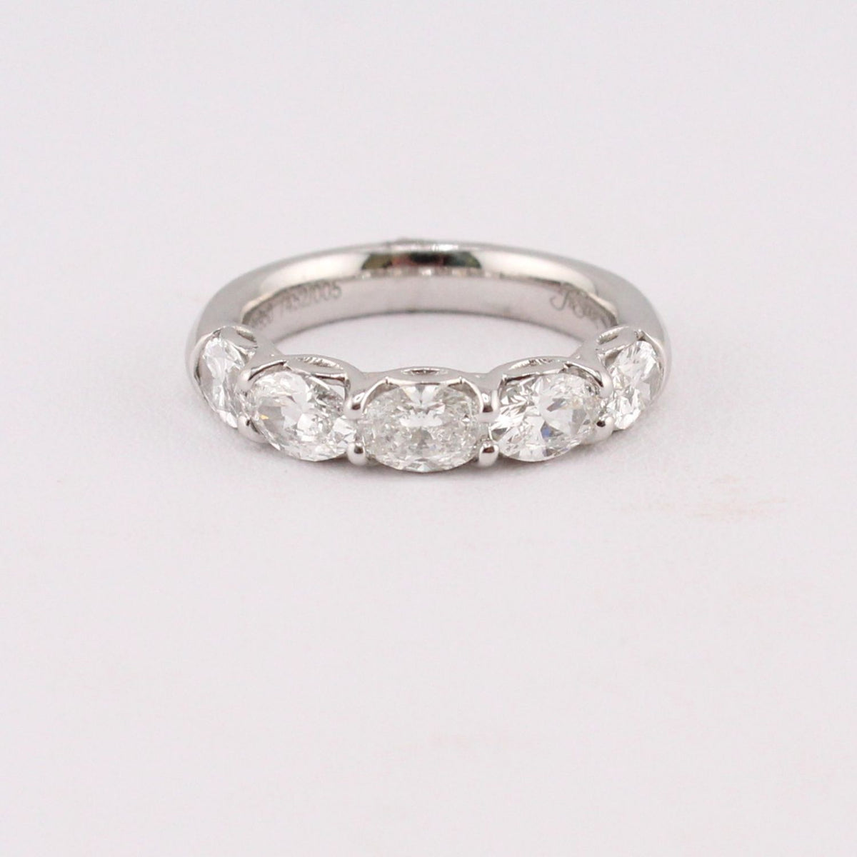 Oval Cut Diamond Band