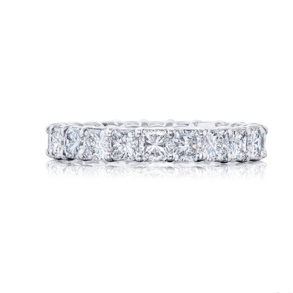Square Emerald Cut Diamond Eternity Band