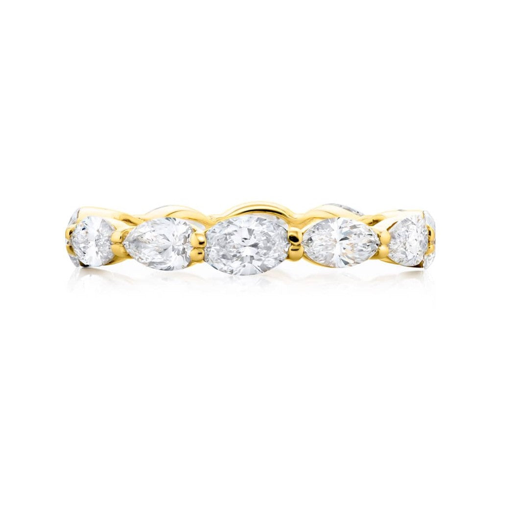 Mixed Cut Diamond Eternity Band