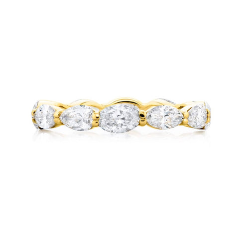 Mixed Cut Diamond Eternity Band