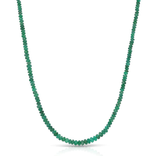 Beaded Collection Emerald Bead Necklace