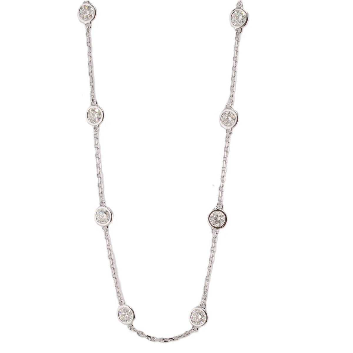 Diamond Station Necklace