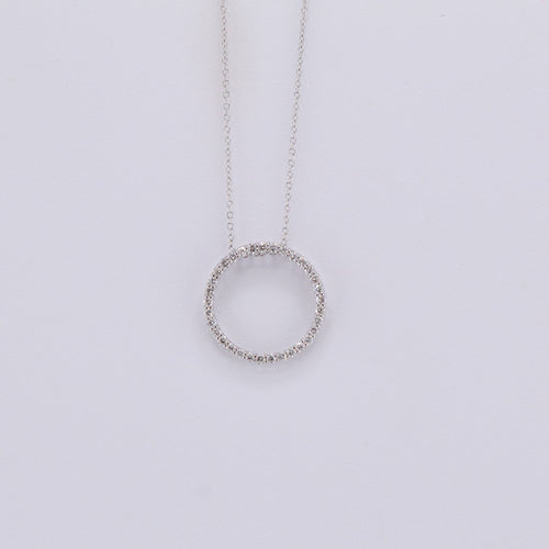 Diamond Circle Pendant