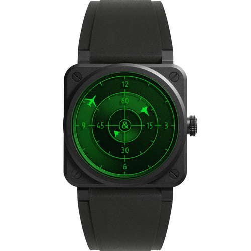 BR-03 Green Radar Ceramic 41MM