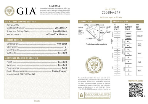 GIA Certified Five Diamond Band