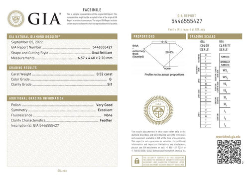 GIA Certified Oval Cut Diamond Cross Pendant