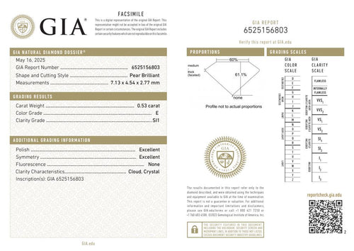 GIA Certified Diamond Branch Ring