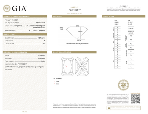 F-SI1 GIA     #7378503519    EX / V.G.
