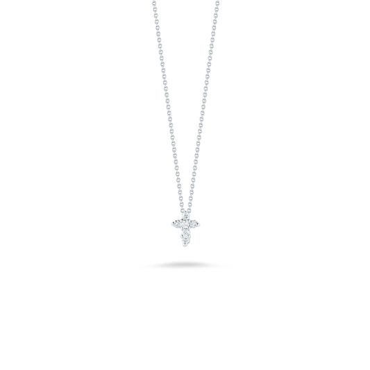 Tiny Treasures Diamond Baby Cross Necklace