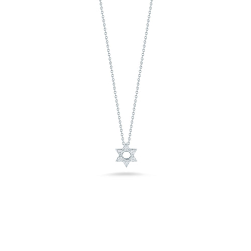 Tiny Treasures Collection Star of David Diamond Necklace