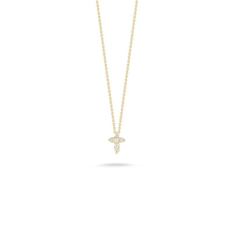 Tiny Treasures Baby Cross Diamond Pendant