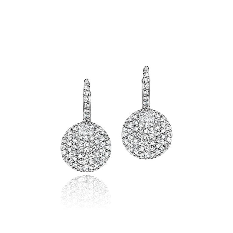 Petite Infinity Leverback Earrings