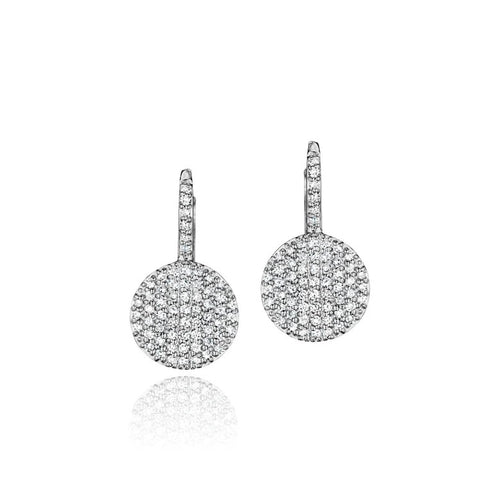 Petite Infinity Leverback Earrings