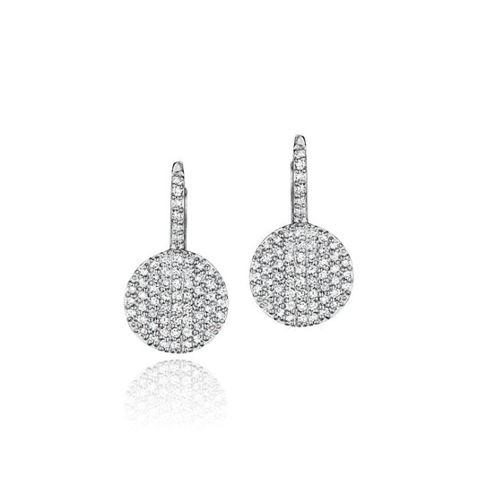 Petite Infinity Leverback Earrings