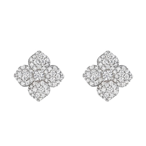 PETITE FLOWER STUD EARRINGS
