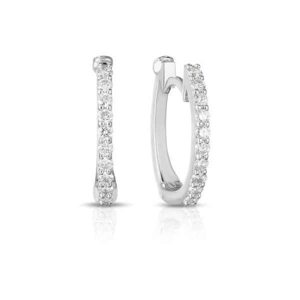 Diamond Huggy Hoops